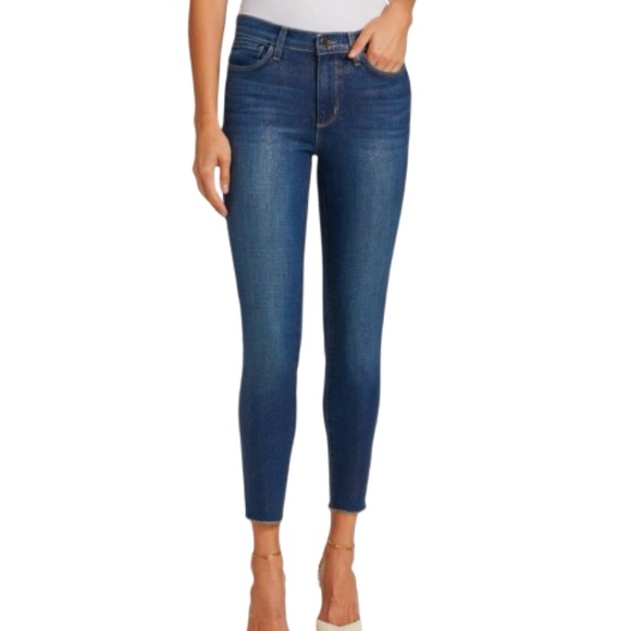 L'Agence Women's El Matador Crop Glitter Skinny Jeans main image 0